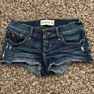 Abercrombie Girls size 10 jean shorts
